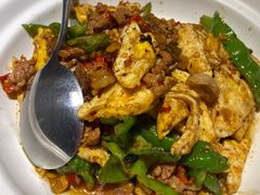 黑猪肉炒荷包蛋-潇湘码头·鲜湘菜(清河店)