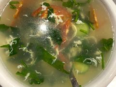 青瓜素菜蛋花汤-大漠馕坑肉(酒泉店)