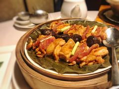 黑椒腊肠蒸鸡-利苑酒家(宜安广场店)
