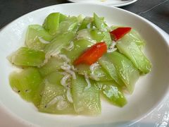 夜开花炒虾皮-佬太公海鸭·海鲜大排档(上海总店)