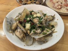 葱爆蛏子-红灯笼龙凤饭店(宁波老字号店)