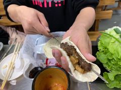 -万家乐带皮五花肉烧烤(临淄大院店)