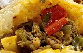 Spicy Cumin Green Pepper Meat Sandwich