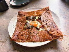 巴黎火腿鸡蛋芝士蘑菇可丽饼-RAC BAR(安福路店)