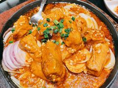 烧汁铁板毛豆腐-黄山悦榕庄明月白云餐厅