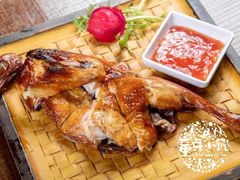 脆皮红子鸡（一只）-童年小筑餐厅(申花路店)