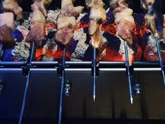 羊肉串-長壹旋转烤吧 农家鸡火锅