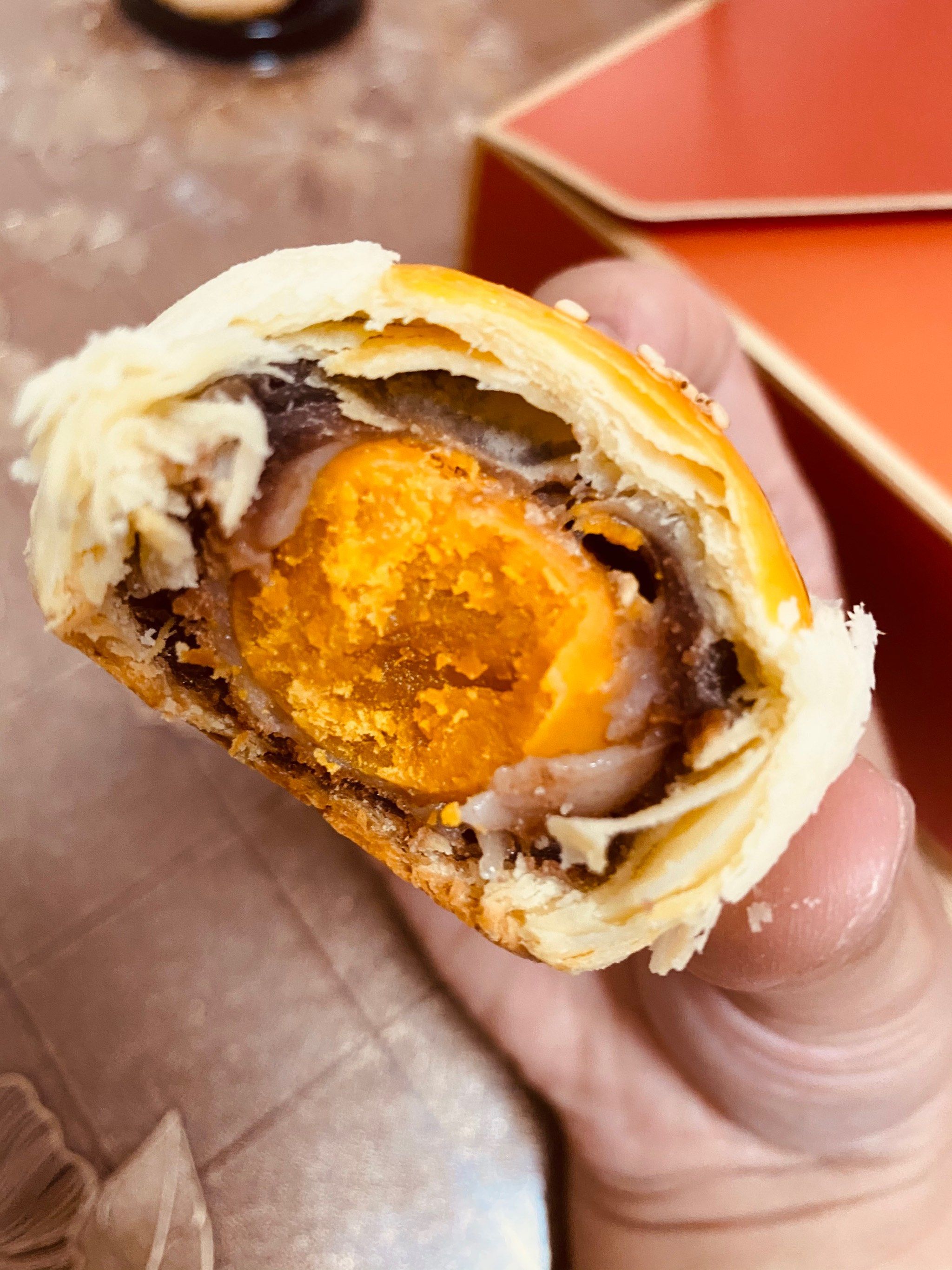 q弹拉丝的蛋黄酥