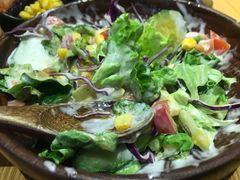 温泉蛋凯撒沙拉-夕酱の烧肉屋