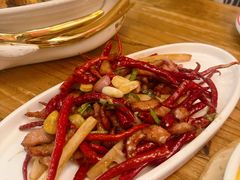 青柠麻香炒松板肉-新白鹿餐厅(银泰西湖文化广场店)