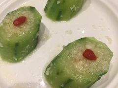 蒜蓉蒸时令丝瓜-Yan Ting 宴庭中餐厅(上海静安瑞吉酒店)