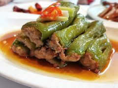 尖椒酿肉-锦色烤鸭·本地菜(学院路店)