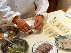 -东来菜馆•手抓海鲜家常菜•海鲜锅贴(鸽子窝店)