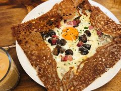 巴黎火腿鸡蛋芝士蘑菇可丽饼-RAC BAR(安福路店)