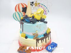-卡比儿童蛋糕·心意定制·低脂零卡糖动物奶油FancyBALLOON(滨海店)
