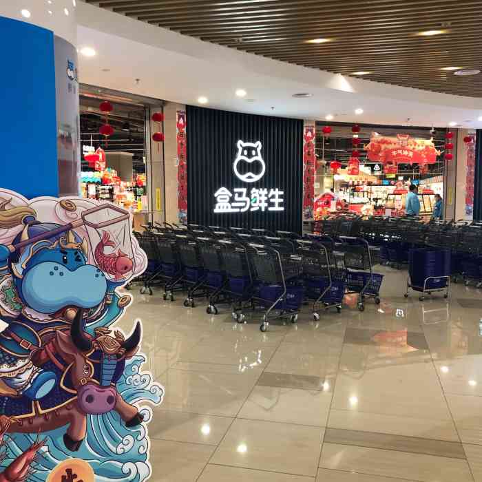 盒马鲜生(星韵宝龙广场店)-"来了盒马打卡,本来家里的菜基本都在叮咚