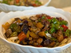 茄子肉丁鸡蛋拌面-文三里屯面馆(三里屯店)