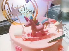 粉色小天使动物奶油生日蛋糕-西檬树SIMON·T轻奢蛋糕(大东方Max店)