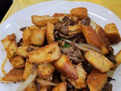 新疆馕饼炒肉-新疆巴州金丝特餐厅(大钟寺店)