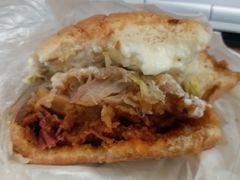 手撕火鸡肉鸡腿堡-肯德基(新市百店)