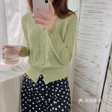 25℃左右的天气，穿一件开衫刚刚好