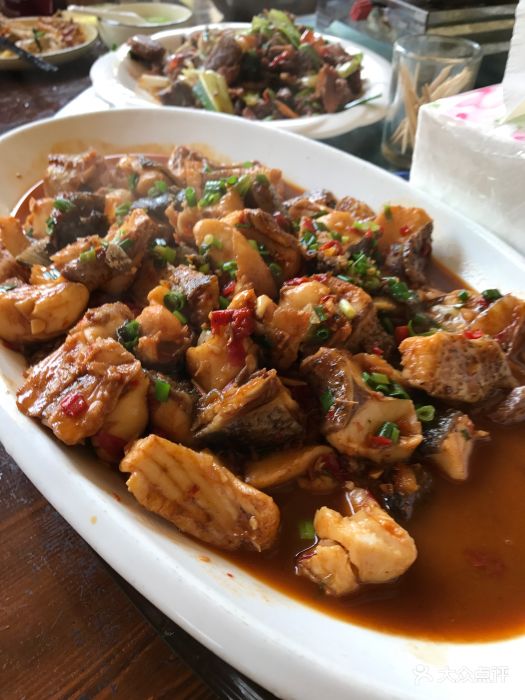 千岛湖林海农庄红烧鱼肉图片