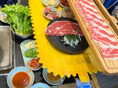 一米长盘牛五花-犟牛家·榴莲烤肉(五棵松店)