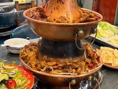特色牛蛙锅-超越炭火牛蛙火锅鸡(河东店)