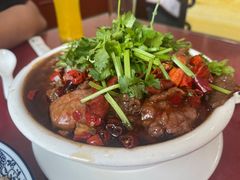 水煮牛肉-北大地皖峰饭馆