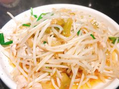 绿豆芽榨菜肉丝-老头儿油爆虾·知味杭州(爱琴海购物中心)