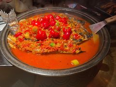 大红灯笼泡椒味烤鱼-烤匠麻辣烤鱼(万象城店)