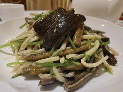茭白炒现划鳝丝-玫瑰厅上海菜(兴国路店)