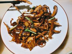 干炒茶树菇-绿茶餐厅(西单老佛爷店)