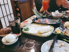 三文鱼北极贝甜虾黄金螺肉-真剑日本料理·铁板烧(贵州路店)