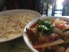 牛肉拌面-库穆阿屯塔格美食