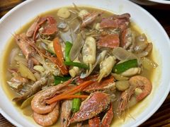 家烧海鲜拼盘-柠静私家菜(石板巷店)