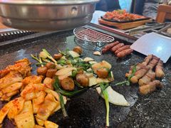 烤牛肠-韩阳王石板烤肉