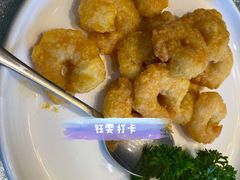 咸蛋黄虾仁-奕景海鲜酒家· 大连海鲜(星海广场店)