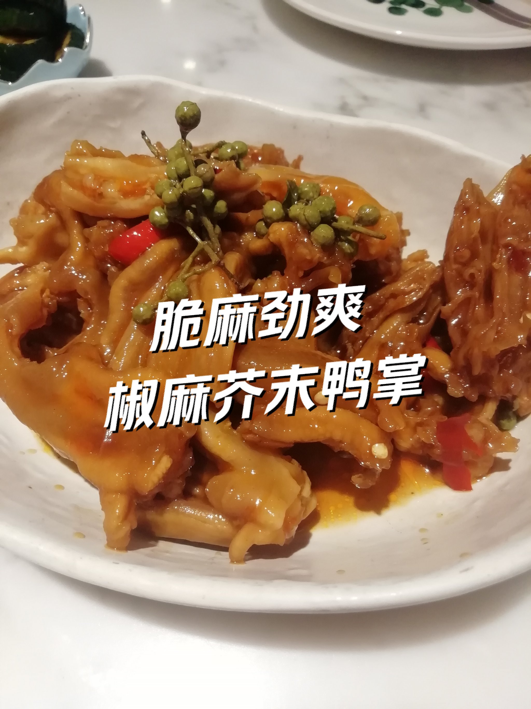 鸭掌菜名大全菜单图片