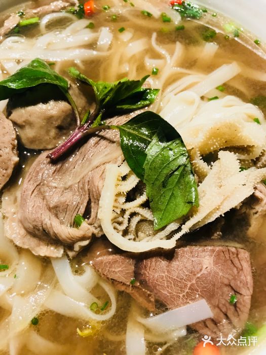 pho东田越南粉(奥莱店)-火车头牛肉汤河粉-菜-火车头牛肉汤河粉图片-