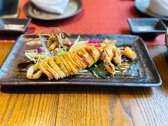 山姜鳗汁烤鲜鱿鱼筒-南湖名都大酒店-千叶日本餐厅