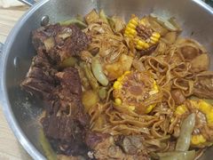 内蒙焖面-内蒙焖面大盆骨餐馆(山大路店)