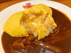 咖喱牛肉蛋包饭-北极星(梅田店)