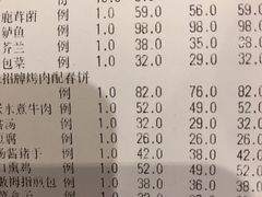 账单-北平食府·北京烤鸭(北京西站六里桥店)