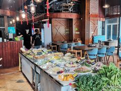 自助取餐区-鲜小岛·铜锅涮肉