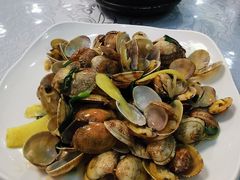 姜葱炒花甲-皓景海鲜·地标美食(双月湾店)