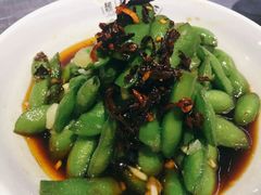 脆爽凉拌毛豆-靓靓蒸虾(中山公园店)