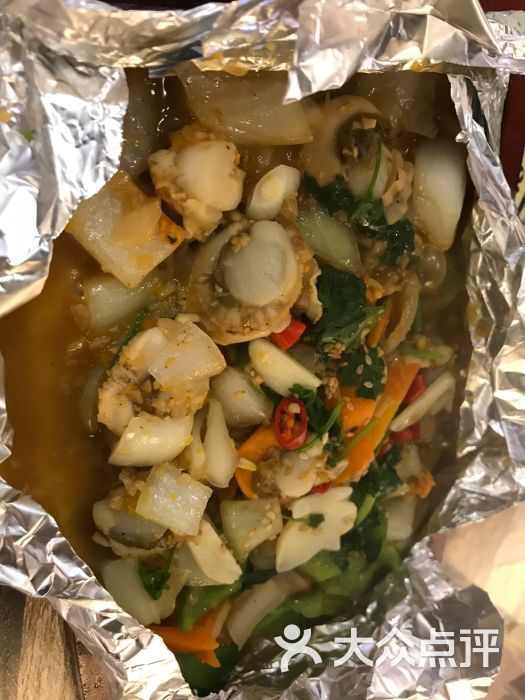 锡纸蒜蓉扇贝