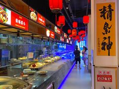 自助取餐区-渔民船说·北塘海鲜·天津菜·海肠捞饭(北塘古镇店)