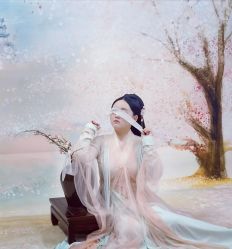 -后宫·古装汉服京剧儿童亲子全家福摄影